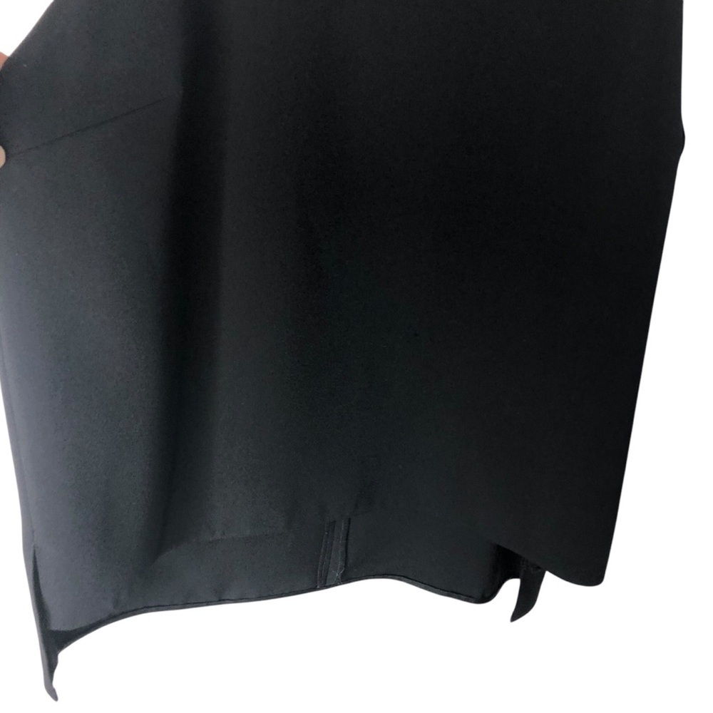Zara Halter Neck Sleeveless Top Blouse Sz S Black Office Minimalist Corpcore - Picture 4 of 11